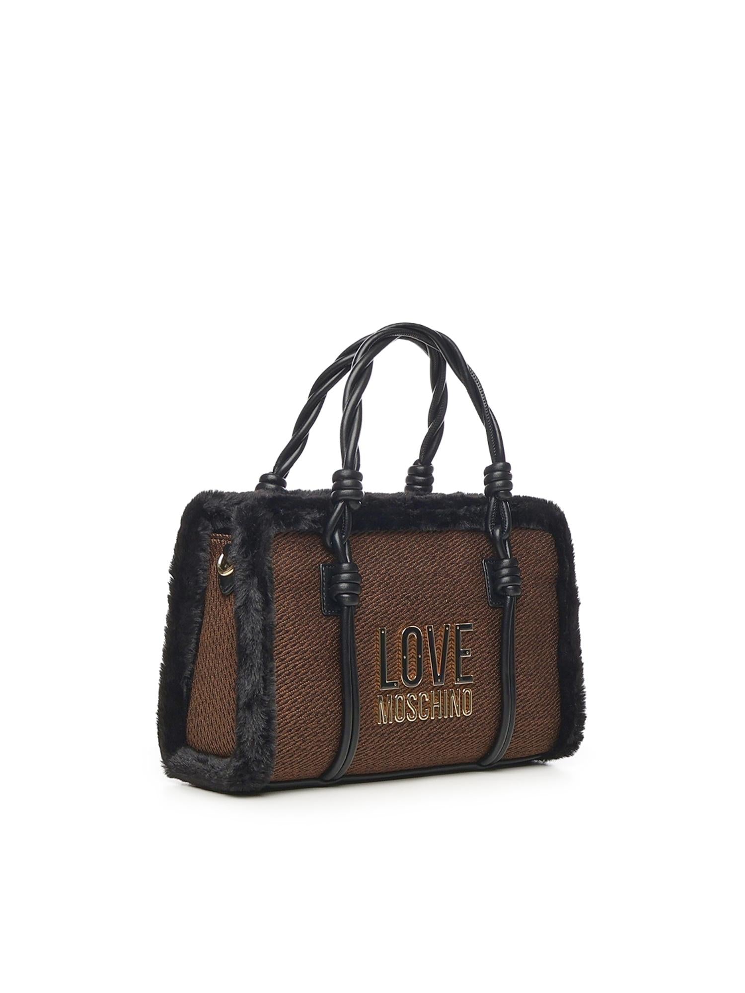 Borsa a mano con logo JC4387PP0NKH1 00A LOVE MOSCHINO 