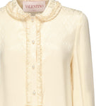Camicia in seta Toute la V<BR/> 6B0AB7M0 93LET5 VALENTINO GARAVANI 