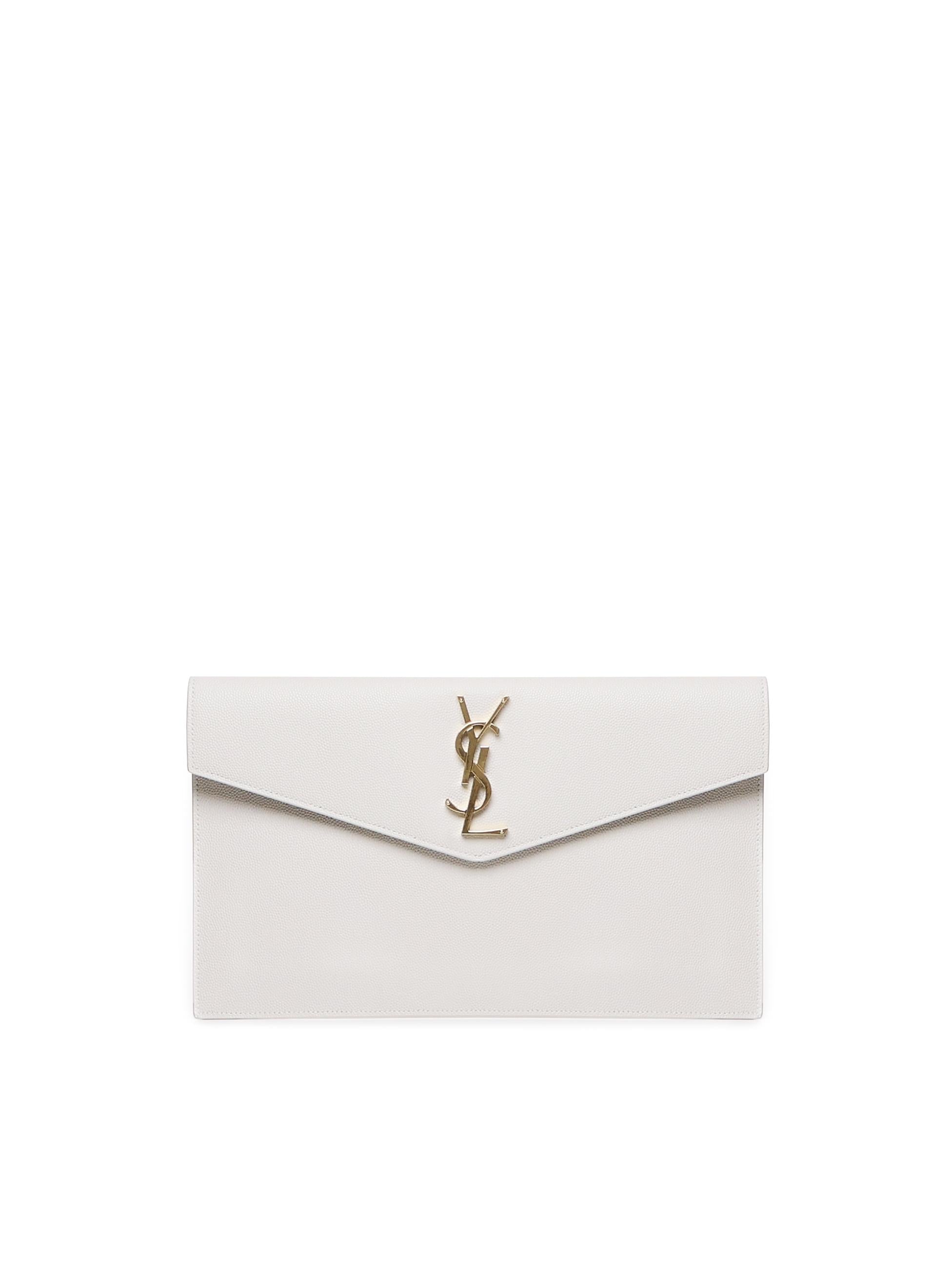 Pochette Uptown in pelle goffrata 565739 1GF0J9207 SAINT LAURENT 