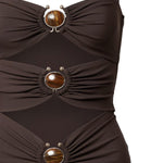 Mini abito in lycra 25047367 UMBER CHRISTOPHER ESBER 