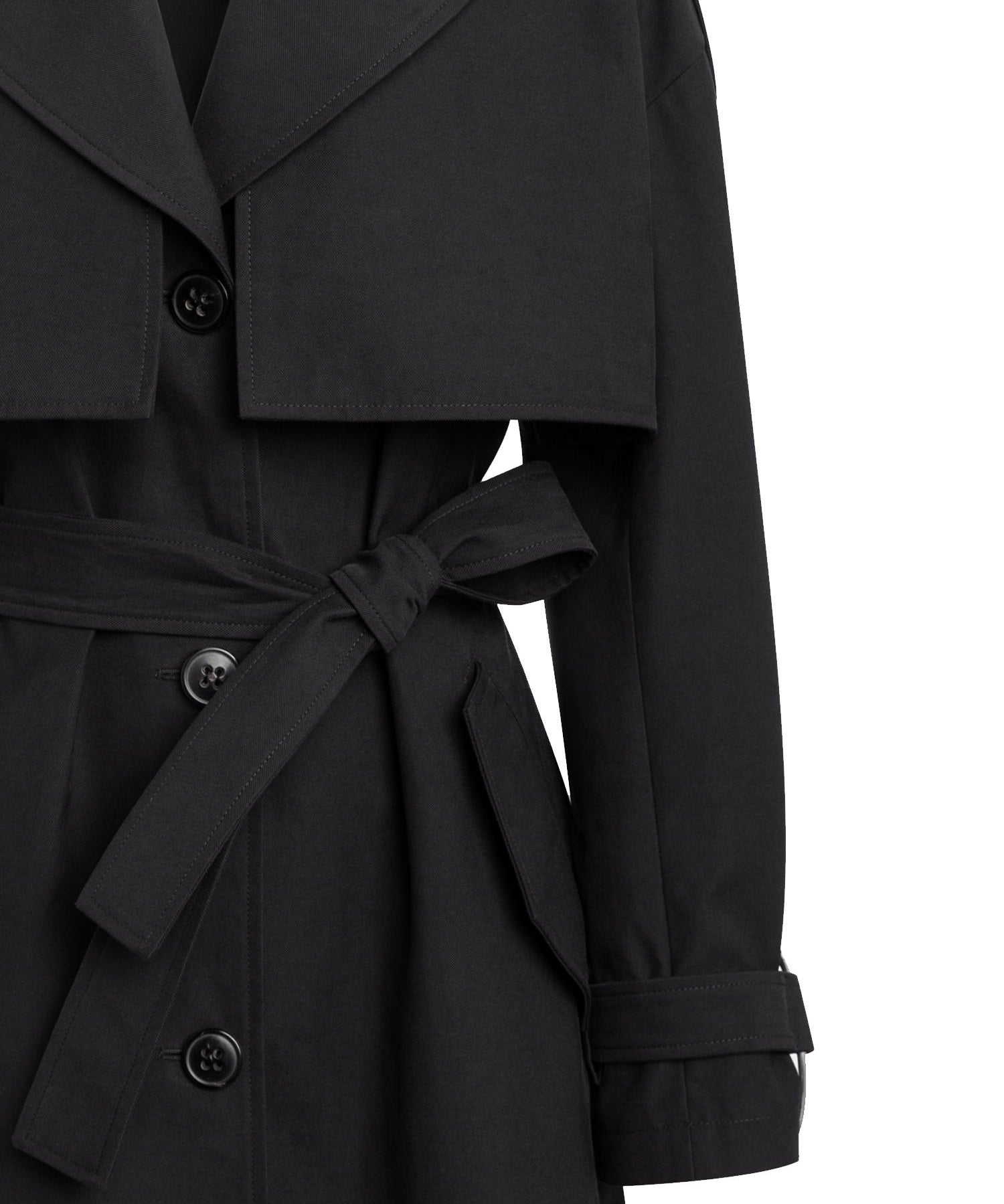 Trenchcoat in canvas DJ855 CF0204D999 DONDUP 