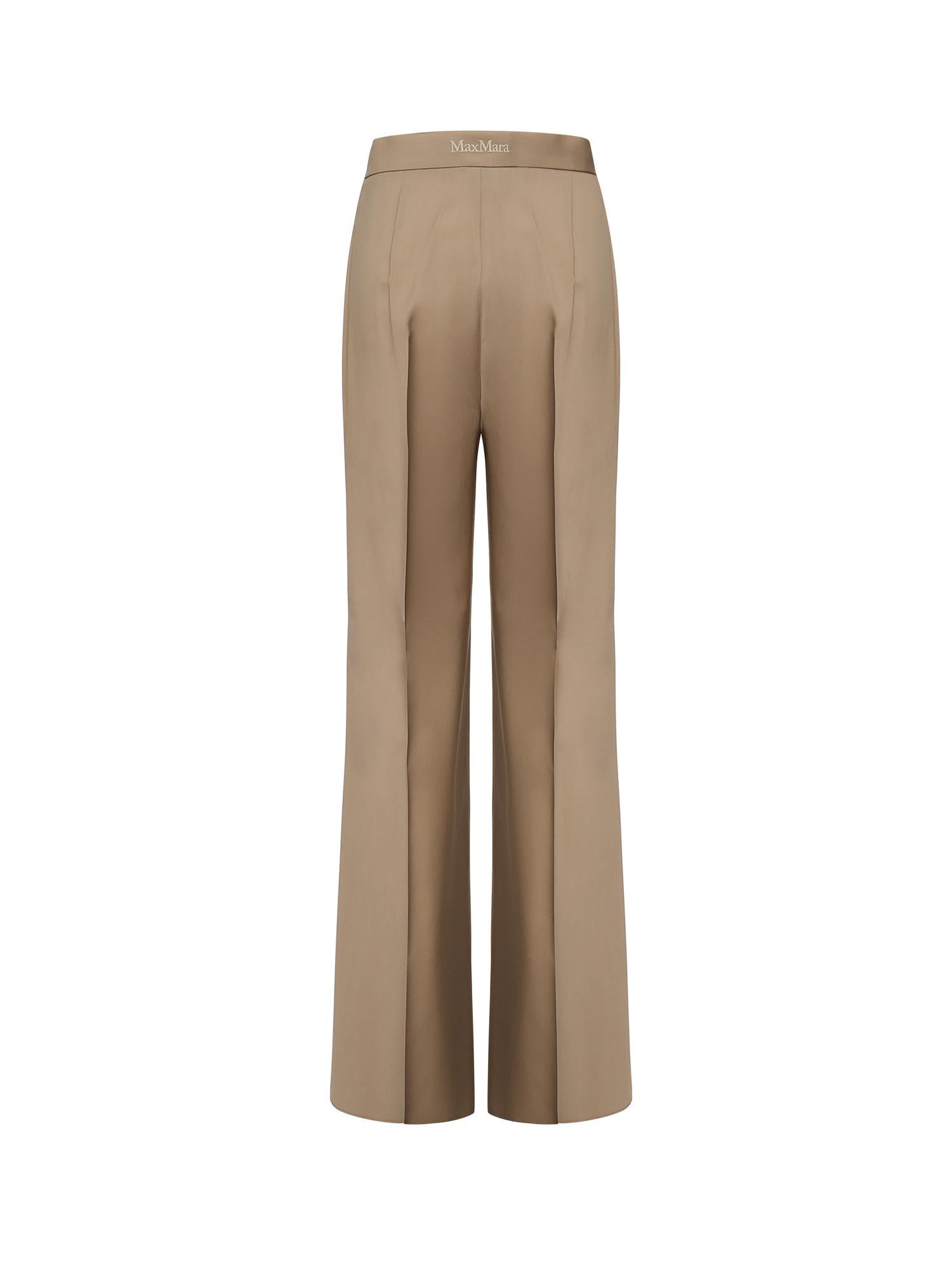Pantalone dritto in lana light 2521136121600 010 MAX MARA 