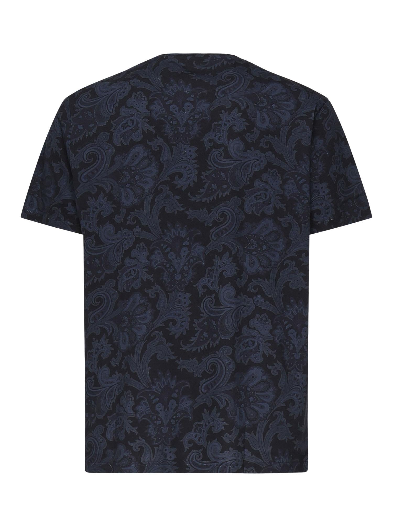 T-shirt con stampa floreale MRMA0002 AK584X0883 ETRO 