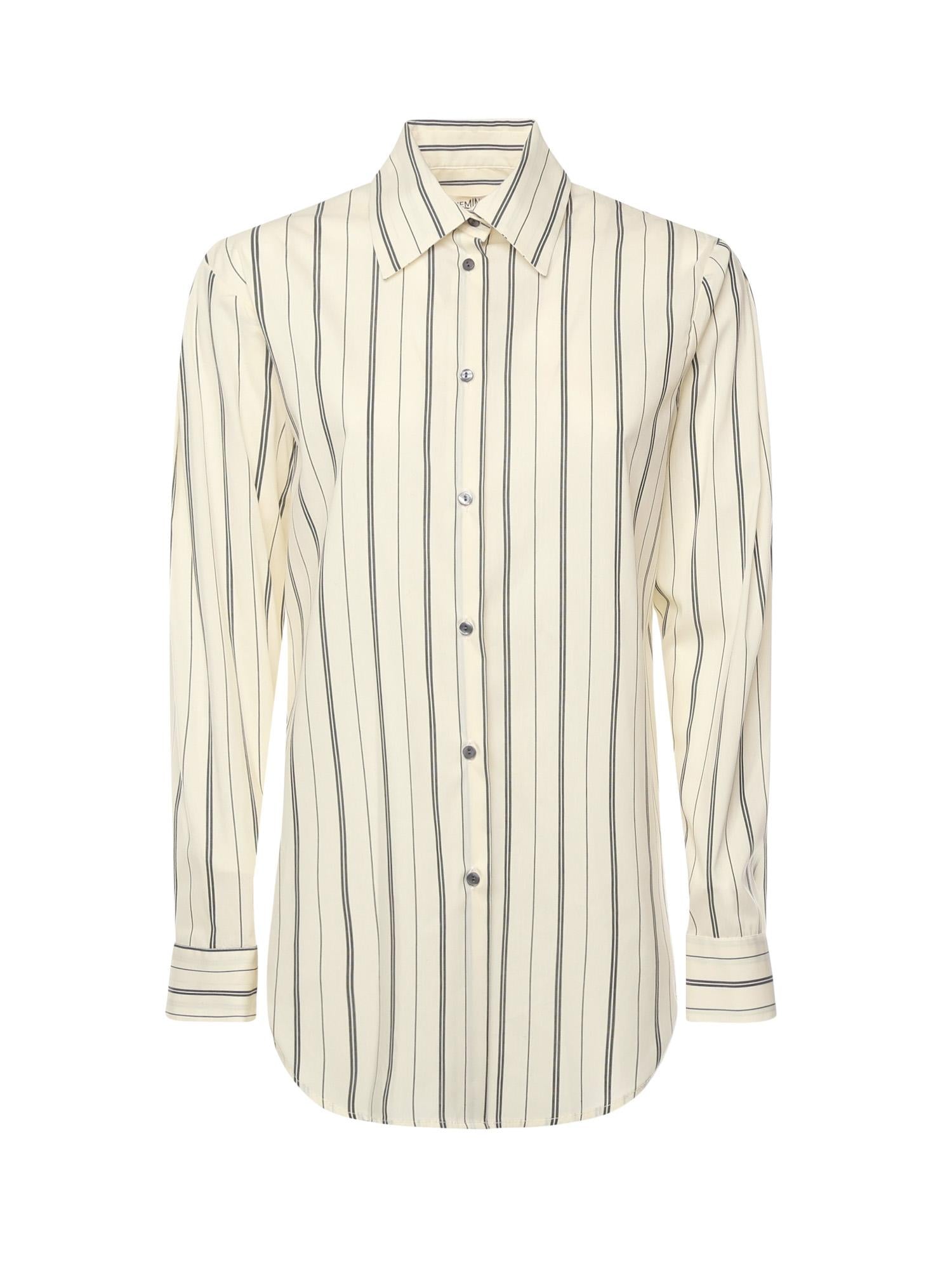 CAMICIA IN COTONE A RIGHE 26FWNCA-0001  NINEMINUTES 