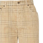 Pantaloni in cotone Check 8113484 B9368 BURBERRY 