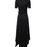 Abito in jersey con cintura AA9R3137J090D 995 ALAIA 