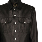 Giacca-camicia stampato pitone LONDON NSP GIULIANO GALIANO 