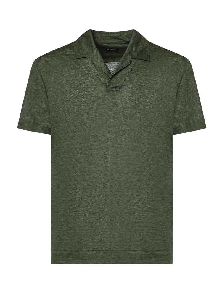 Polo in Oasi lino UH352A3 H747312 ZEGNA 