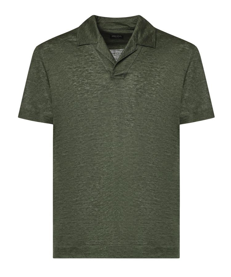 Polo in Oasi lino UH352A3 H747312 ZEGNA 
