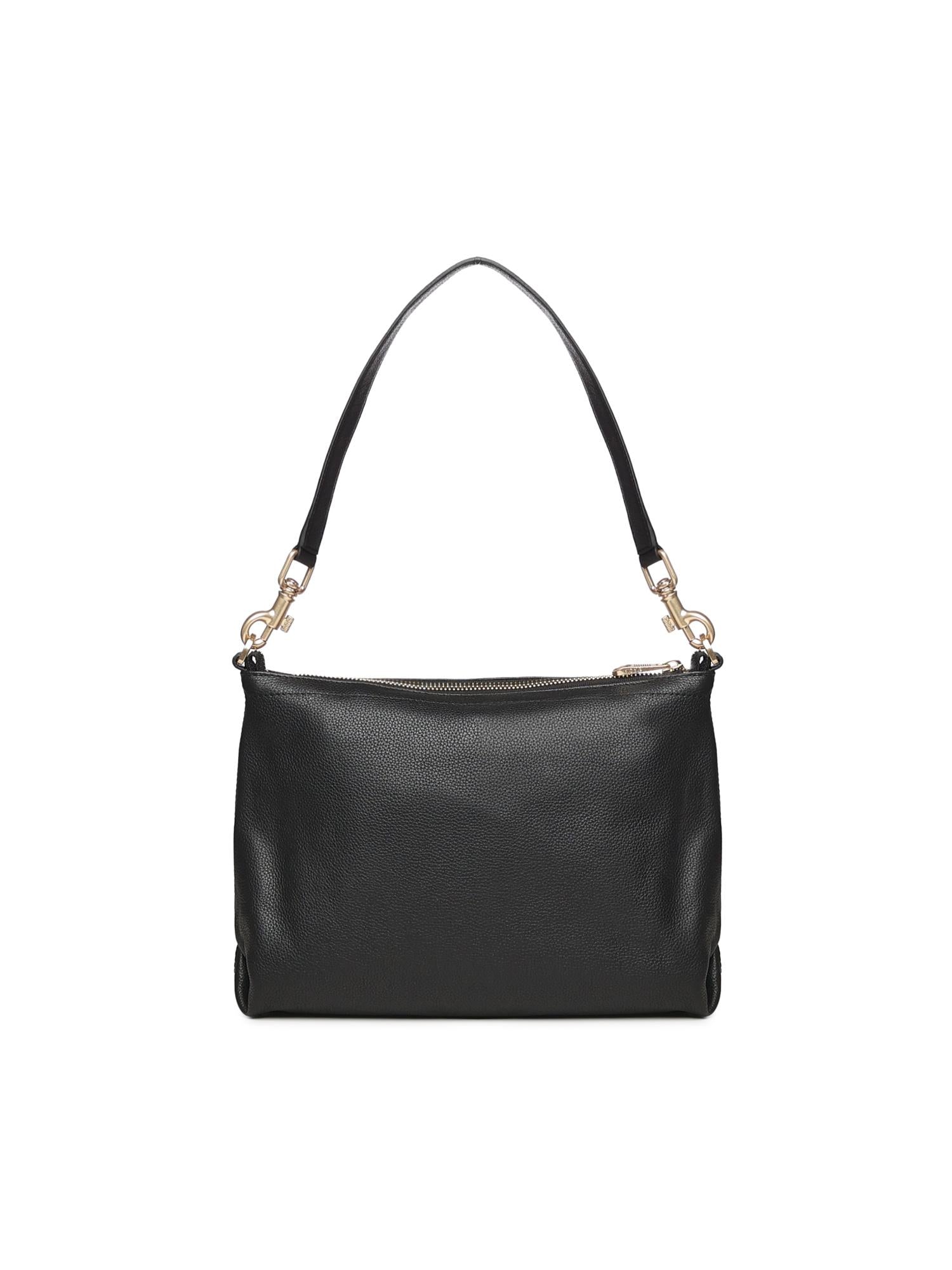 Borsa a spalla con logo BIBP9FA01 NERO BIASIA 