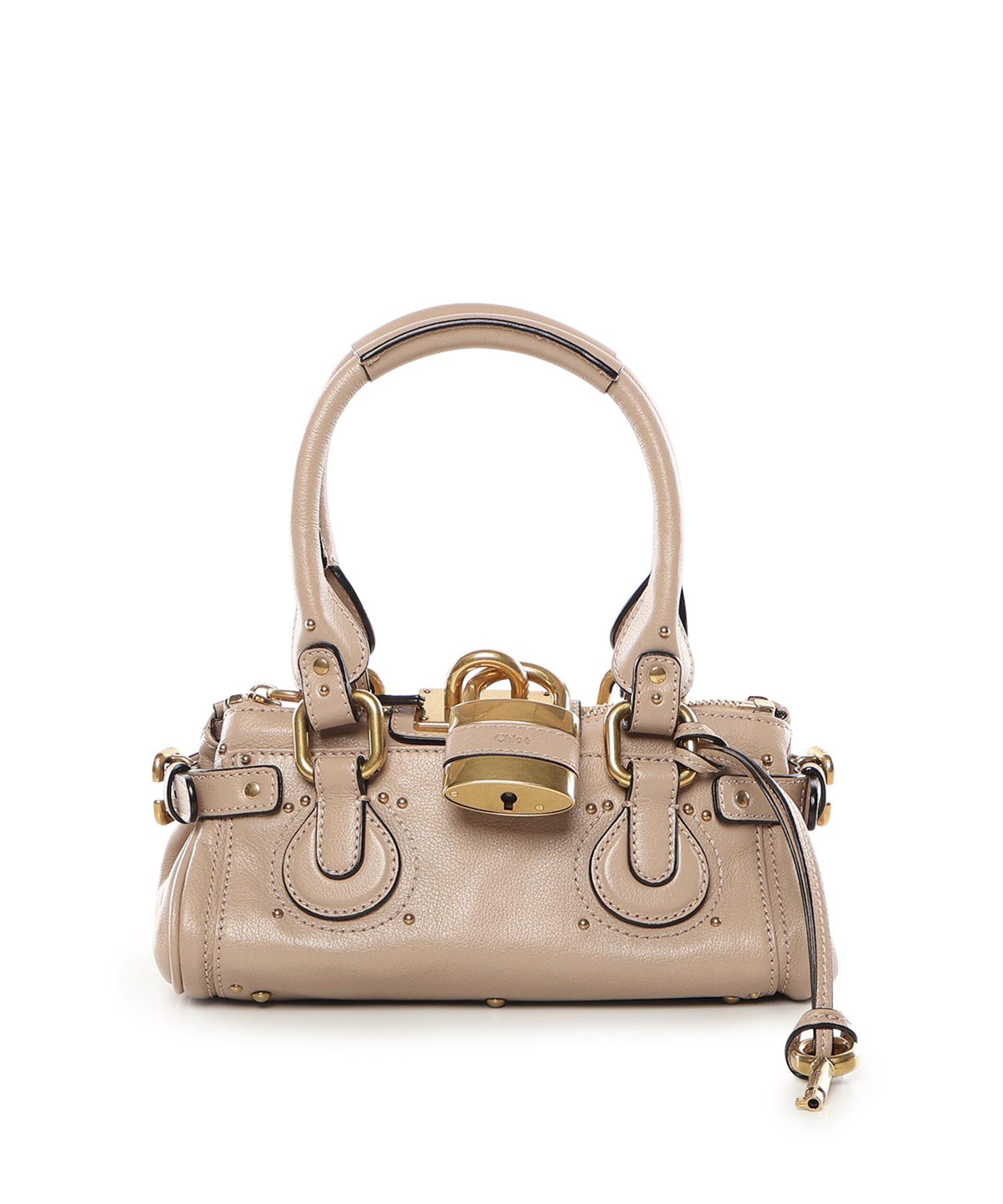 Borsa Paddington piccola in pelle granata CH26SS805P75 6I4 CHLOÉ 