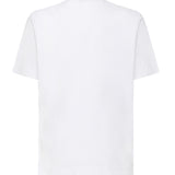 T-shirt girocollo in cotone AIGUE -BIANCO GIULIANO GALIANO 