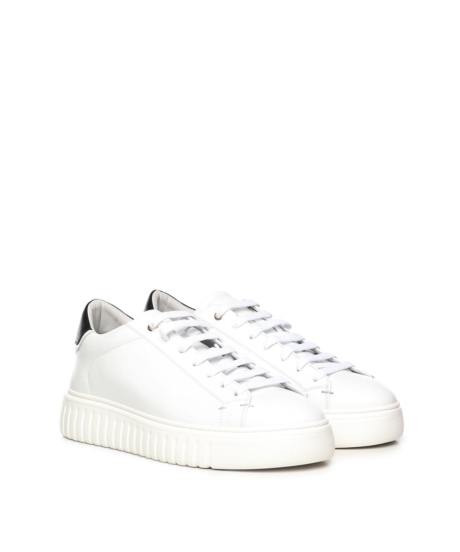 Sneakers Mars in pelle MARS NAPPAWHITE/BLACK GIULIANO GALIANO 