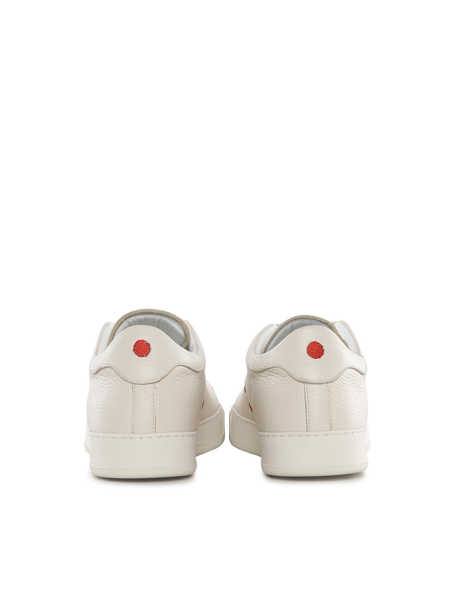 Sneaker in pelle USSA421N0141305 00I KITON 