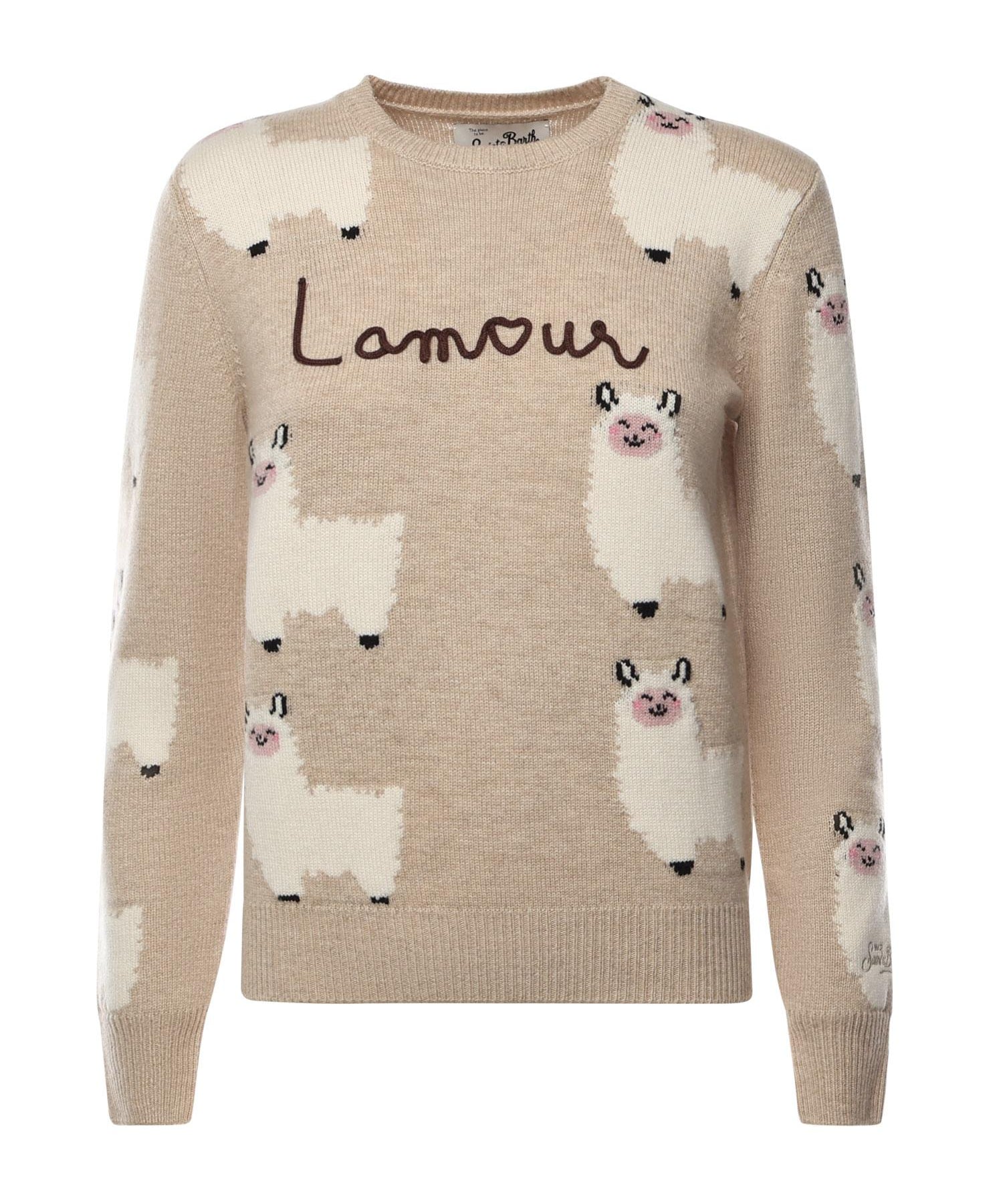 Maglione New Queen in misto cashmere<BR/> QUE0014 03975I MC2 SAINT BARTH 
