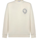 Felpa in cotone con stampa 'Outline Compass' L1S156100001 S0283V0093 STONE ISLAND 