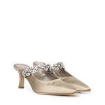 Mules Tamolmu in satin con cristalli 3253082 2330 MANOLO BLAHNIK 