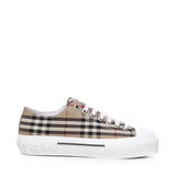 Sneaker in cotone con motivo vintage check 8049745 A7028 BURBERRY 