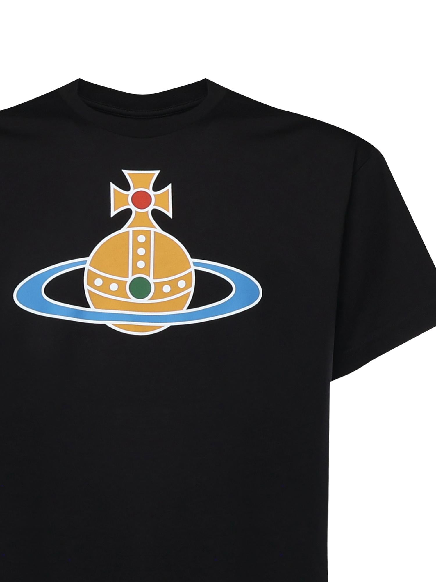 T-shirt  Orb Classic in cotone 3G01004S J001MN401 VIVIENNE WESTWOOD 