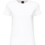 T-shirt con ricamo logo 100355 A2RDZ04 PINKO 