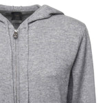 Cardigan con zip in lana e cashmere 105491 A2Q9II2 PINKO 