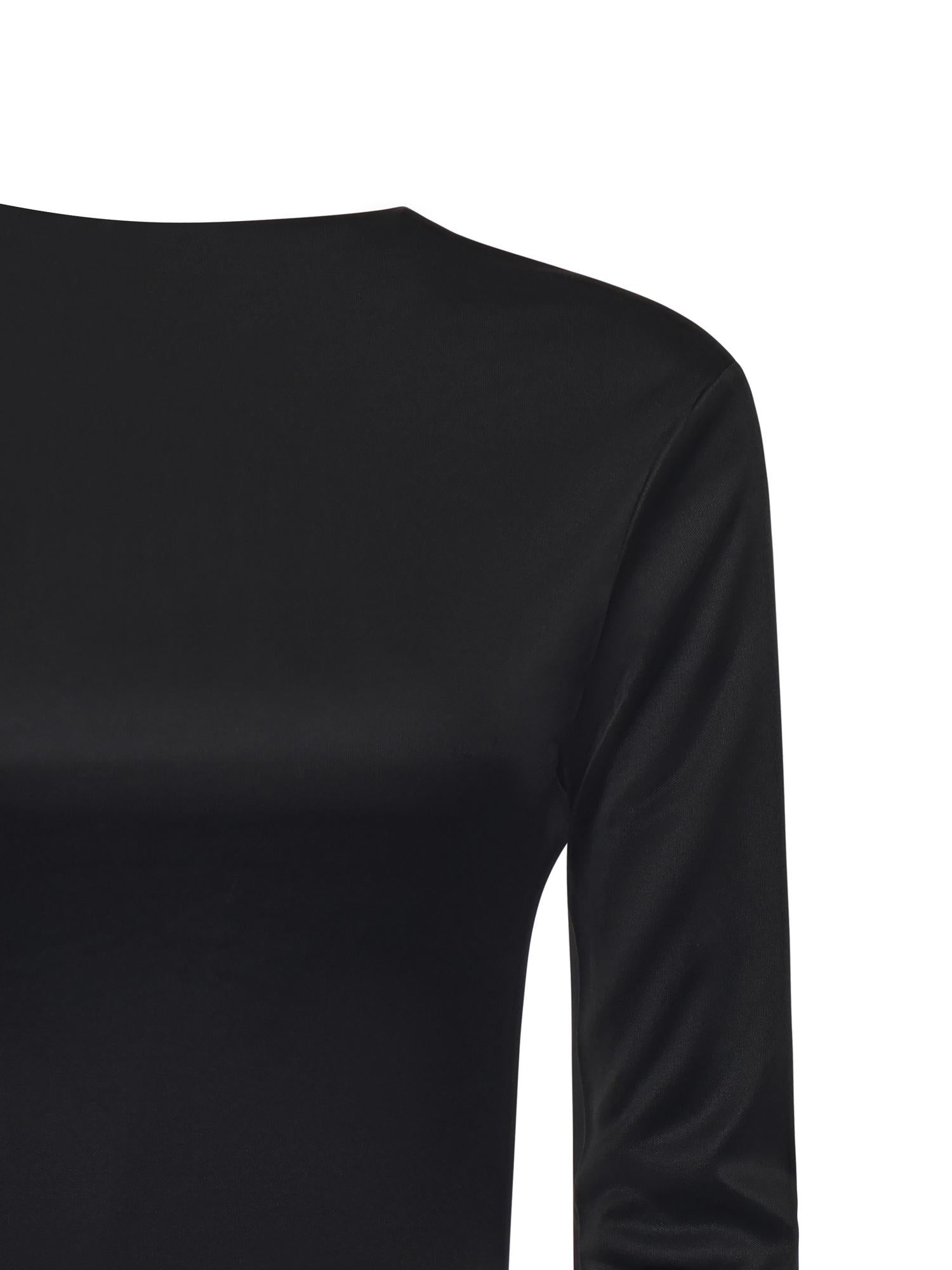 Body Sabrina con schiena scoperta TM180722A TJP184BLACK THE ANDAMANE 
