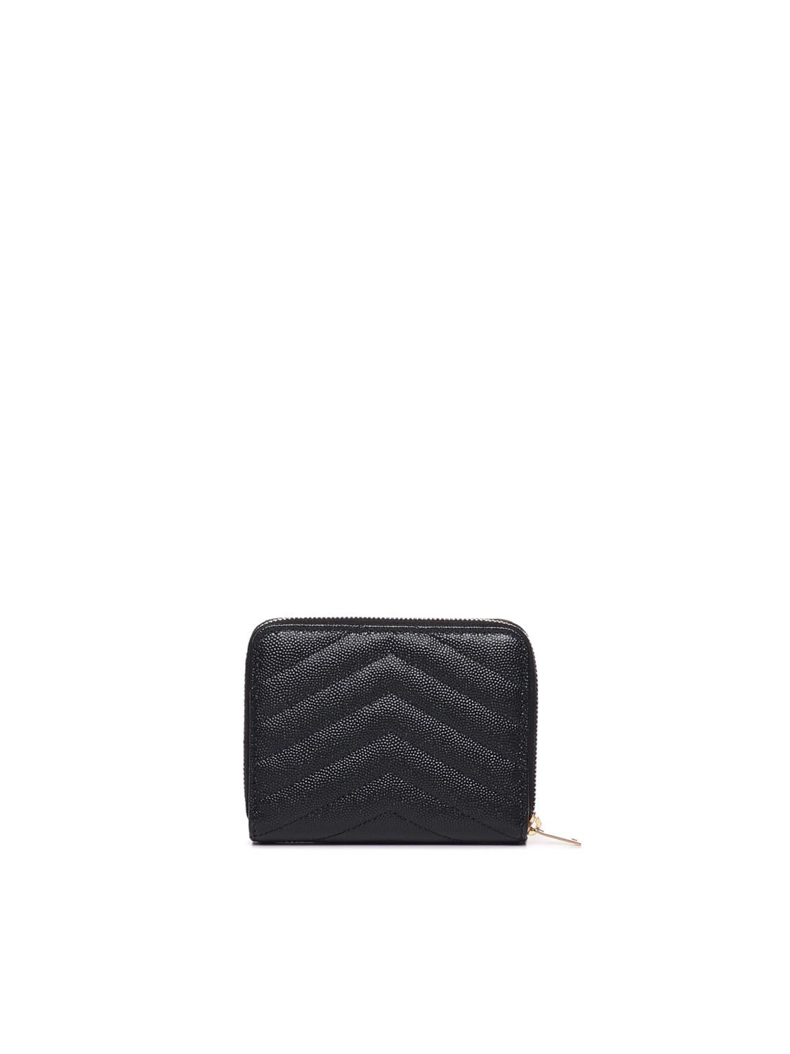 Portafoglio Cassandre matelassé in pelle 668288 BOW011000 SAINT LAURENT 