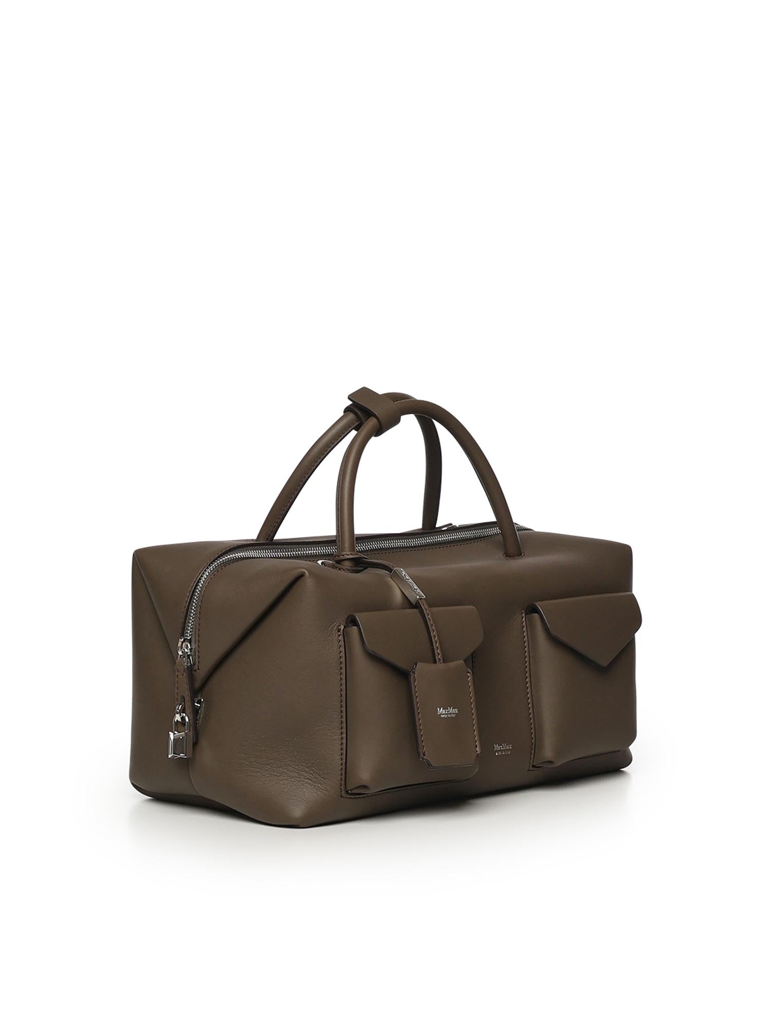 Bauletto large in pelle con tasche 2614511011600 002 MAX MARA 