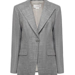 Giacca sartoriale monopetto in flanella 79AAQ509 N0615825 GENNY 