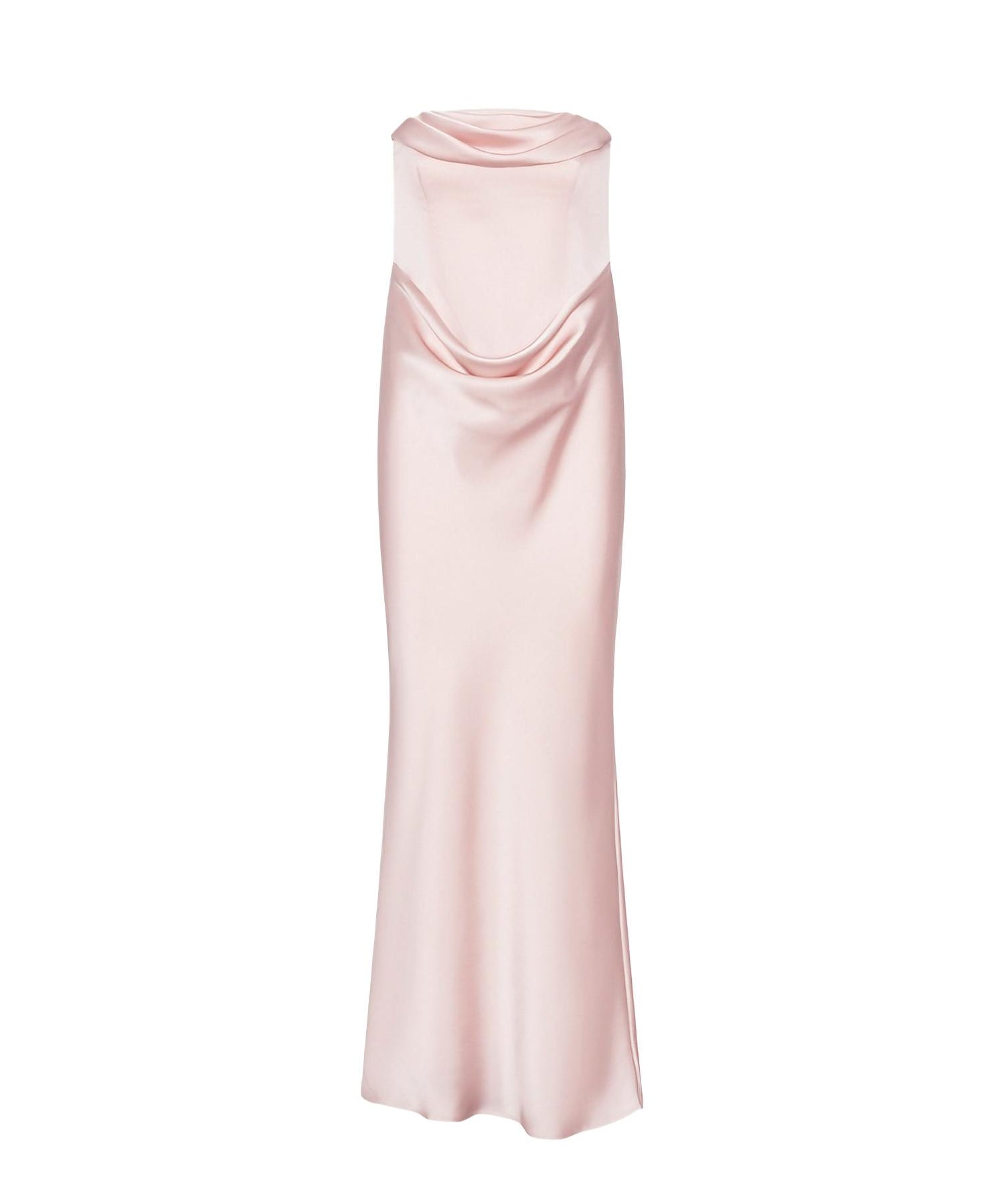 Abito bustier in raso 116336 345 ROTATE 