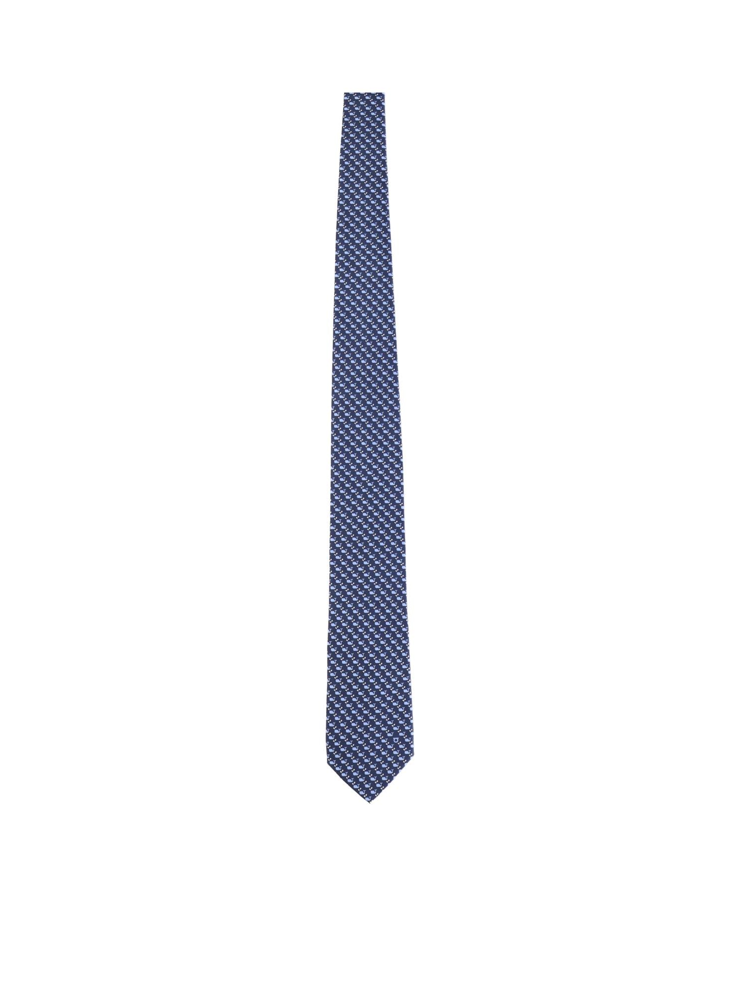 Cravatta in seta con stampa 351251 784011002 FERRAGAMO 