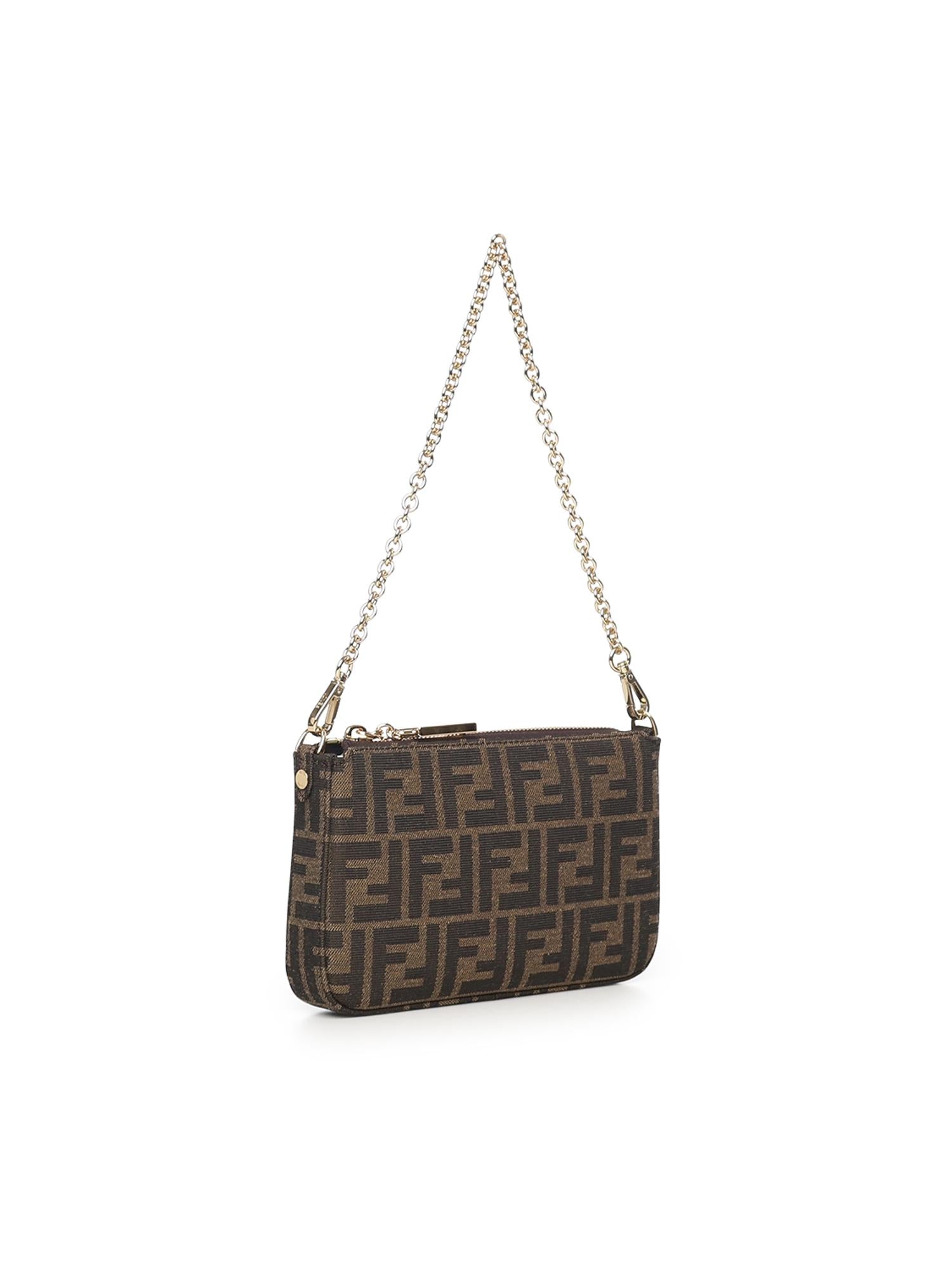 Pouch Baguette FF Jacquard 8BS073 AD23F1GE3 FENDI 