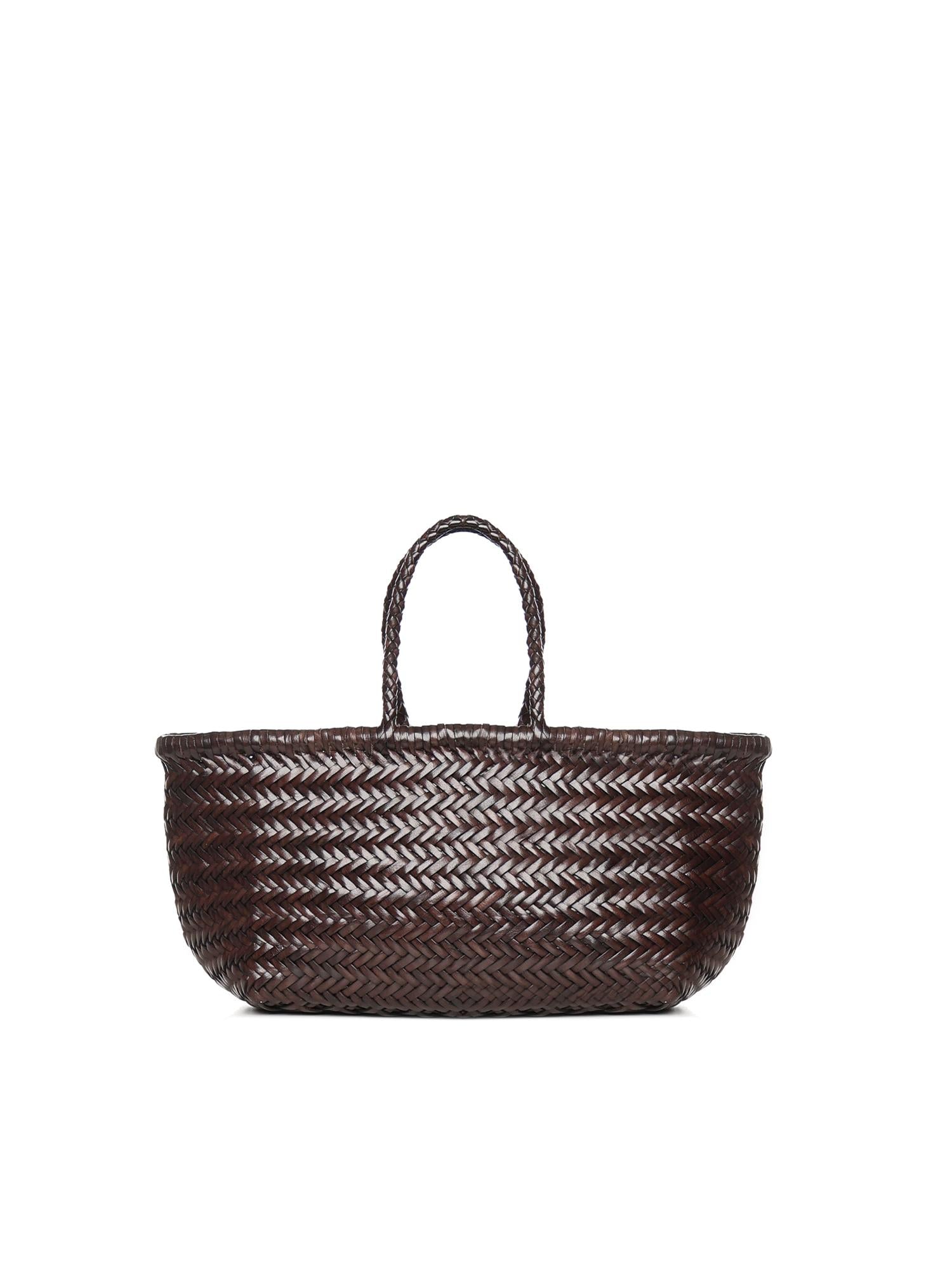 Borsa Bamboo Triple Jump small in pelle 8811 DK BROWN DRAGON DIFFUSION 