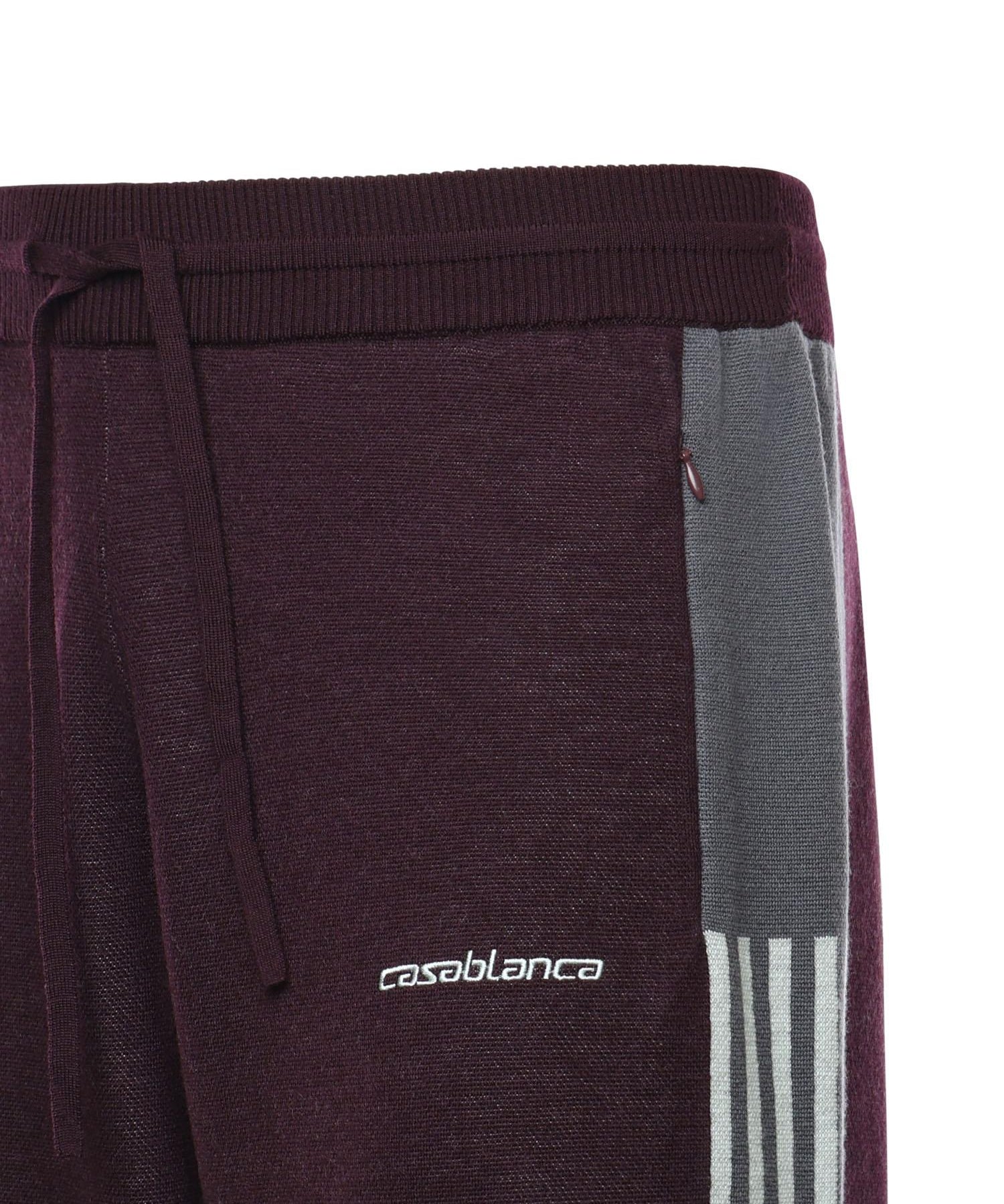 Pantaloni in lana con logo MAW25KW1102 01 CASABLANCA 