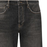 Jeans crop con applicazione posteriore logo GMP01186 P00099490100 GOLDEN GOOSE 