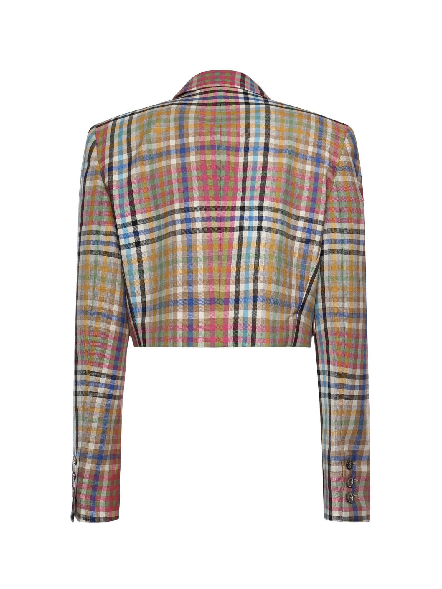 Blazer cropped Cut Off in lana 1401007O W01CDO215 VIVIENNE WESTWOOD 