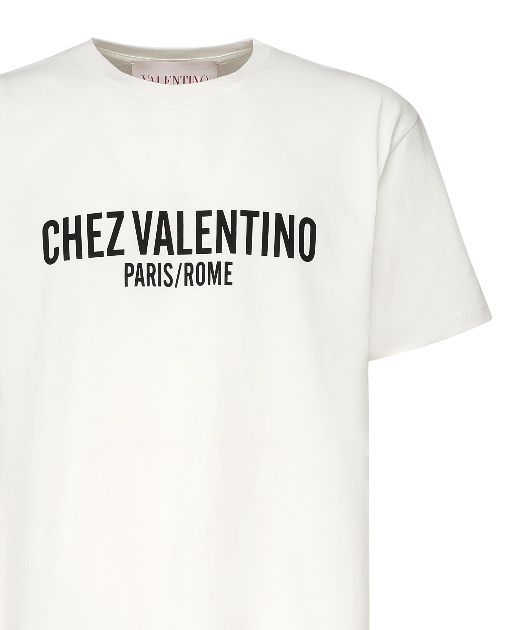 T-Shirt con stampa Chez Valentino 6V3MG16P APGA03 VALENTINO GARAVANI 