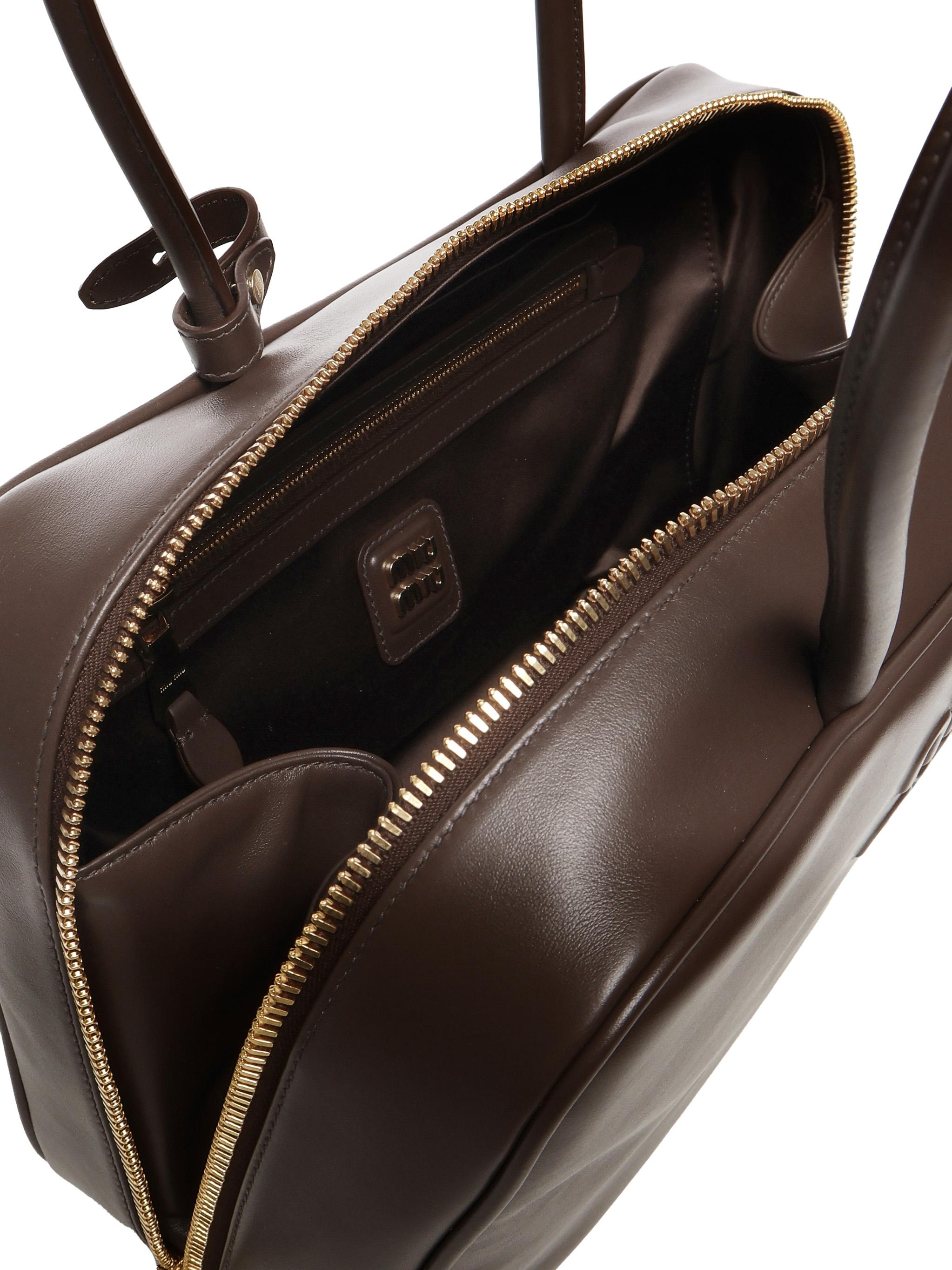 Borsa Beau in pelle 5BB117 2CRWF0NBL MIU MIU 