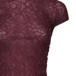 Maglia aderente in pizzo 105228 A2M5R62 PINKO 