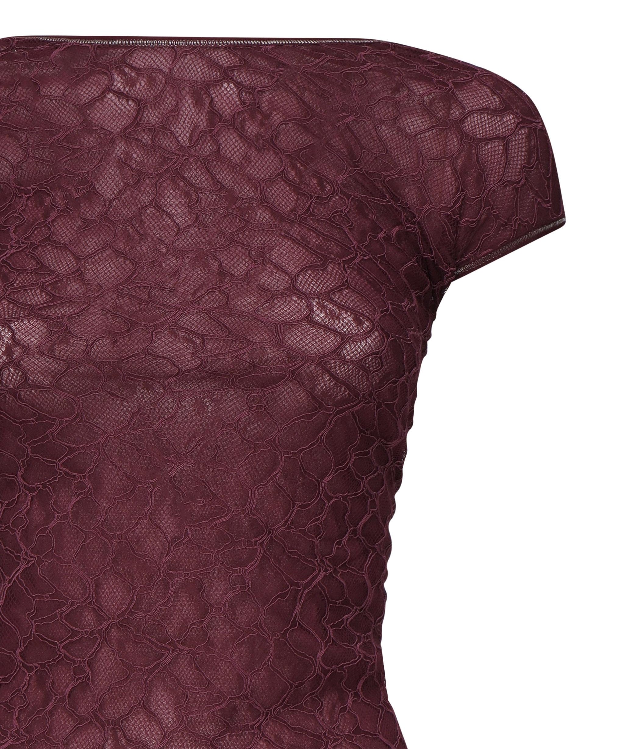 Maglia aderente in pizzo 105228 A2M5R62 PINKO 