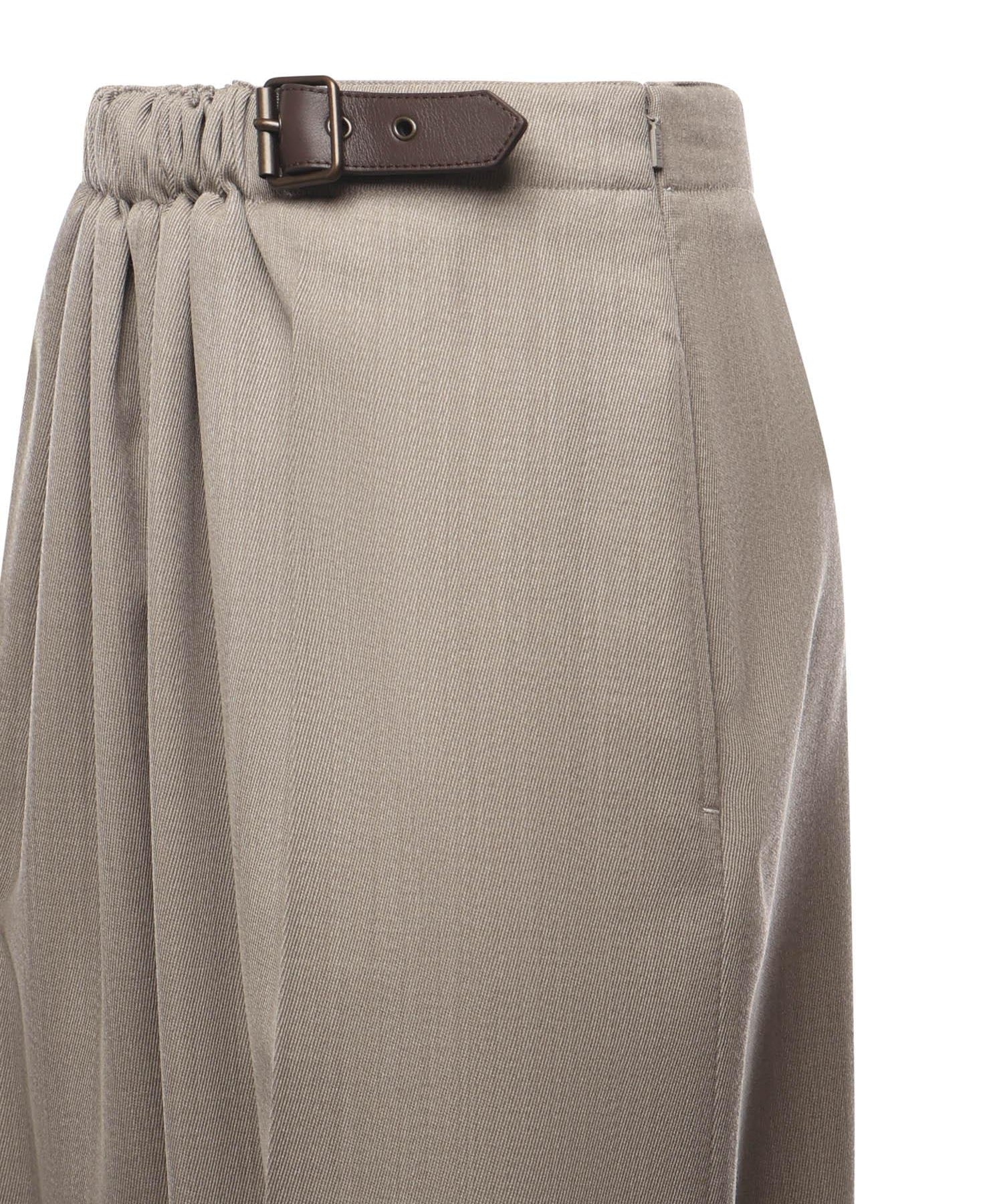 Pantaloni con cintura in lana S540Y04XM8 8586 LOEWE 