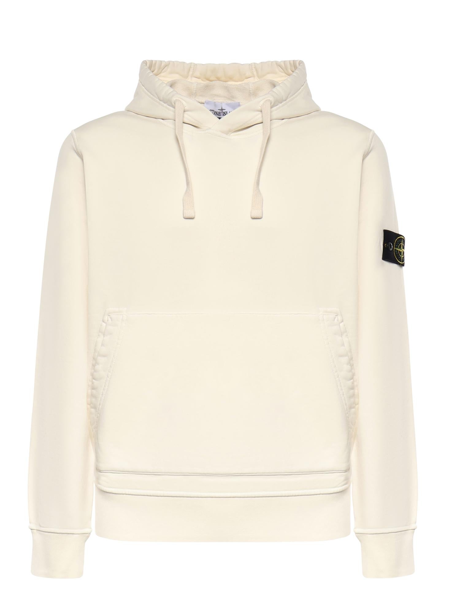 Felpa con logo in cotone L1S156100062 S0051V0093 STONE ISLAND 