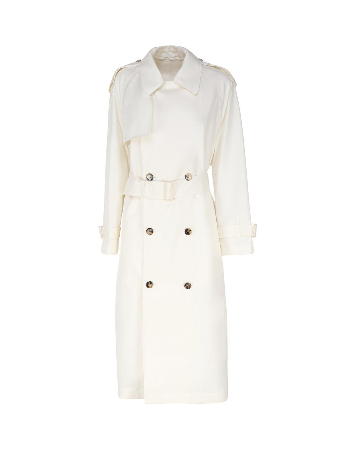 Trench lungo in pura seta 8086313 .B9352 BURBERRY 