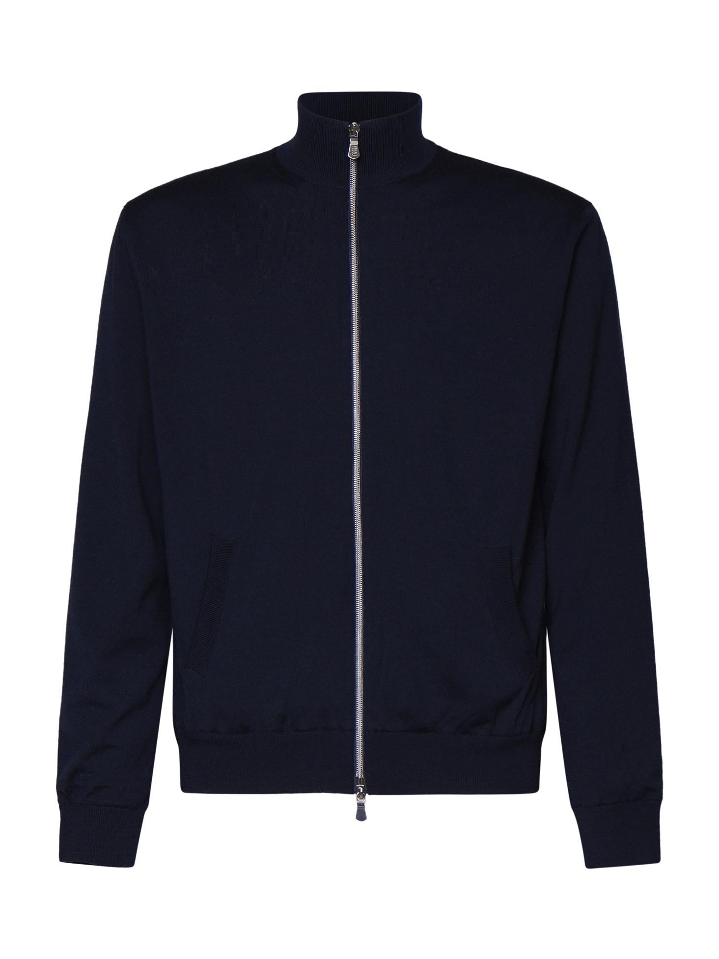 Felpa con zip a collo alto 7UI07900 6 FEDELI 