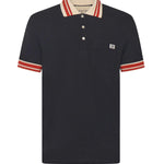 Polo in piquet con patch Vlogo 7V3MH01K B190NO VALENTINO GARAVANI 