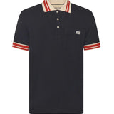 Polo in piquet con patch Vlogo 7V3MH01K B190NO VALENTINO GARAVANI 