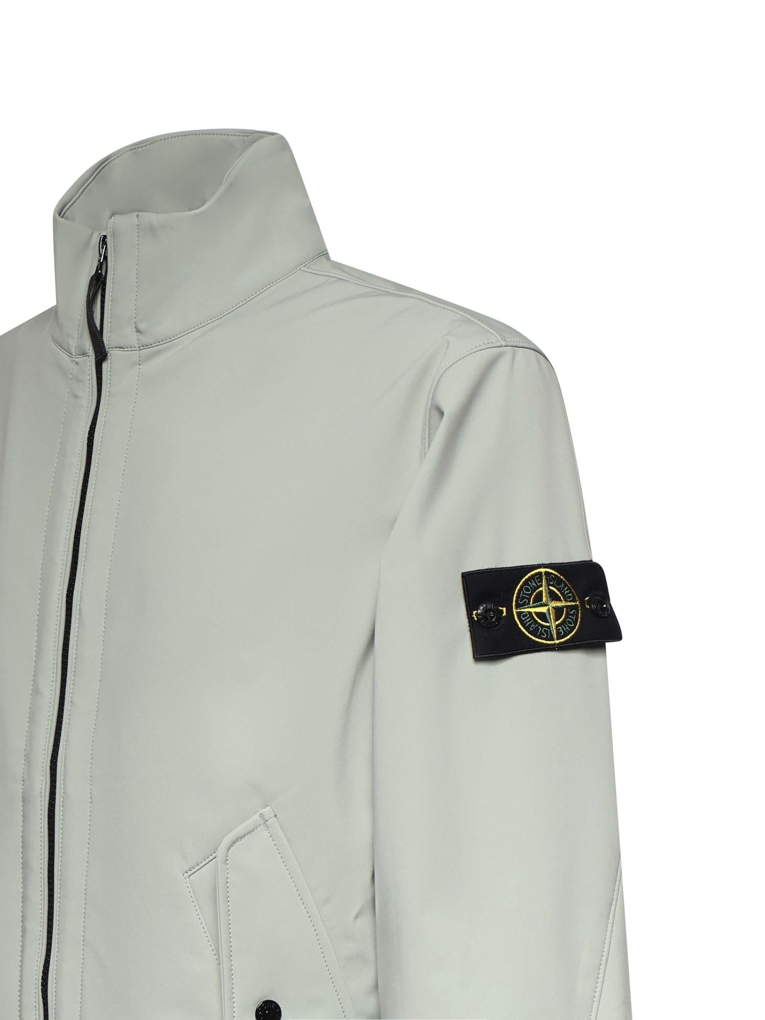 Giacca light soft shell-r e.dye technology con logo L1S154100022 S0A22V0055 STONE ISLAND 