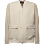 Giacca con zip MK9960132 LATTE MARKUP 