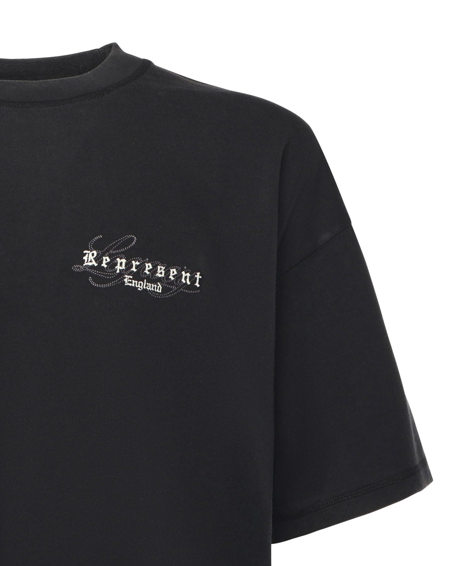 T-shirt "Legacy Overprint" in jersey di cotone<BR/> MLM100178 06 REPRESENT 