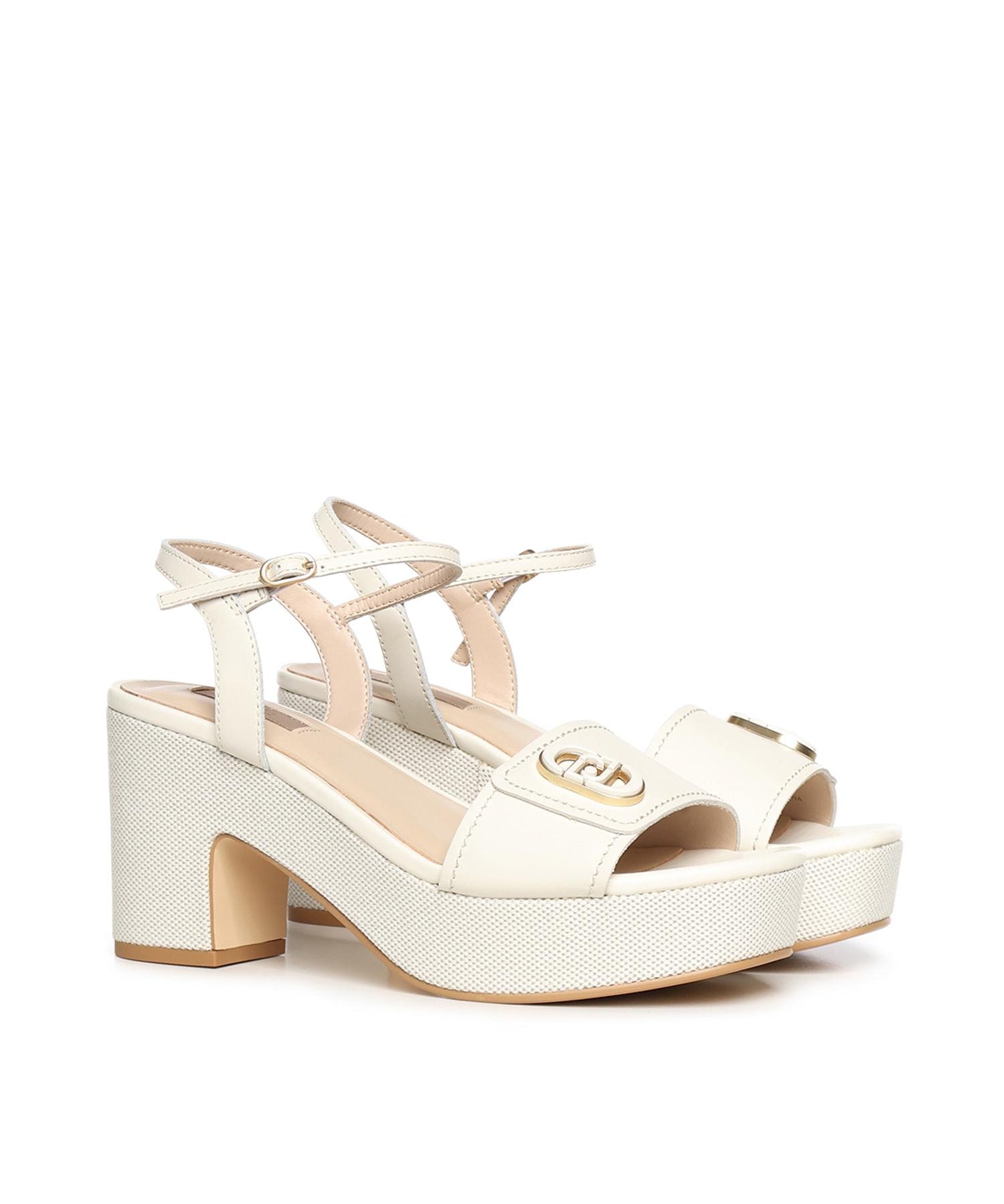 Sandali Harper in pelle SA6119P0102 S1400 LIU JO 